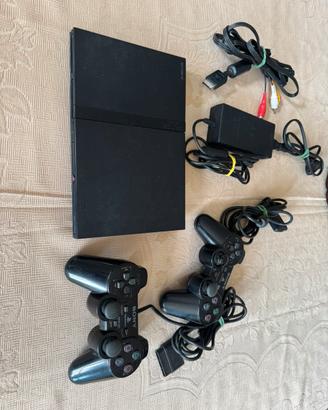Console playstation 2 slim black