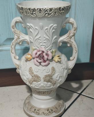 Vaso Capodimonte vintage '90 porcellana biscuit