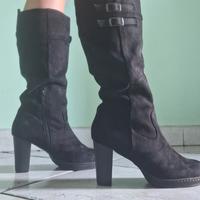 Stivali Neri Tulipano