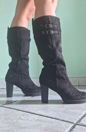 Stivali Neri Tulipano