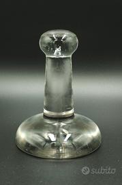 LISCIATOIO IN VETRO, FERRO DA STIRO A FREDDO '900