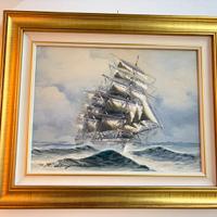 Quadro Renato Longanesi e il veliero