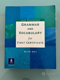 Grammar and vocabulary for first certificate