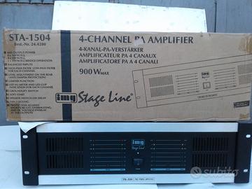 amplificatore hi-fi -pa 4 canali
