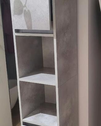 Colonna Bagno Grigio Cemento 30x30x183,5