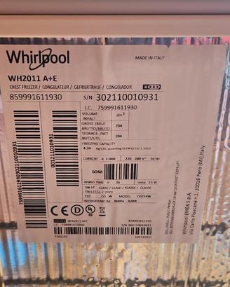 Congelatore a Pozzetto Whirlpool WH2011 A+E