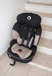 Seggiolino auto Lionelo nero e grigio