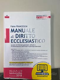 Manuale diritto ecclesiastico