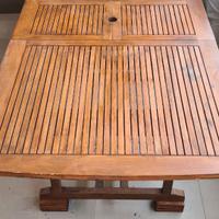 Tavolo in Teak allungabile con 6 sedie