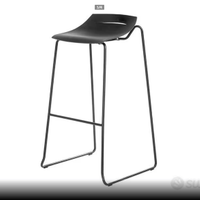 3 Sgabelli Ben di Mara Neri impilabili