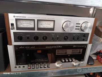 Amplificatore Vintage Kenwood & Piastra Marantz 