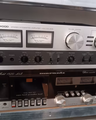 Amplificatore Vintage Kenwood & Piastra Marantz 