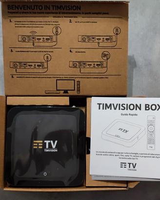 Timvision Box 4K nuovo (Aperto solo per foto)