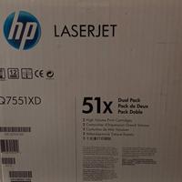 TONER ORIGINALE HP 51X DUAL PACK NERO Q7551XD