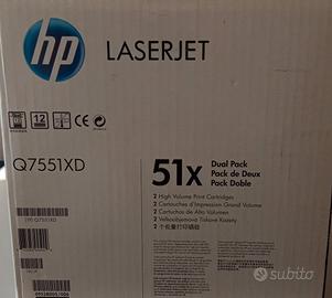 TONER ORIGINALE HP 51X DUAL PACK NERO Q7551XD
