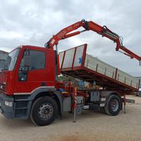 Camion Iveco EuroTech 180E27 Gru+Jib/Rib