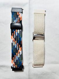 2 cinturini da 22 mm - Nylon Intrecciato magnetico