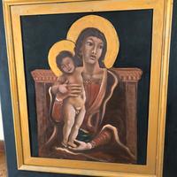Dipinto Madonna con  Bambino