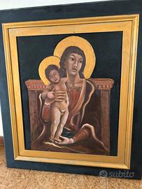 Dipinto Madonna con  Bambino
