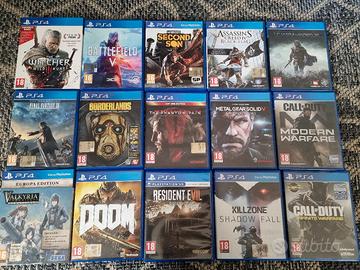 Vari giochi PS4