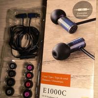 Final Audio E1000C Auricolari In-Ear Blu