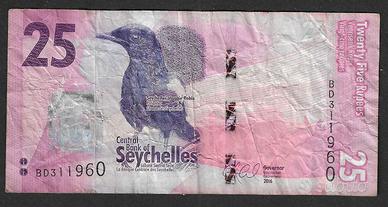 Seychelles - banconota circolata da 25 Rupie P-48a
