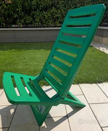 Spiaggina - Sedia pieghevole in plastica