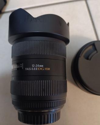 Sigma Obiettivo 12-24mm-F/4.5-5.6-AF II DG canon