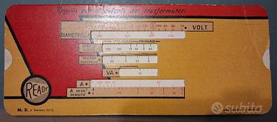 REGOLO CALCOLATORE VINTAGE