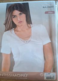 Maglia intima donna manica corta nuova