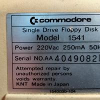 Commodore drive floppy 1541