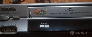 apparecchio dvd marca lg e vhs samsung 