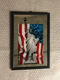 Quadro Statua della Libertà su specchio