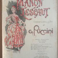 Spartito musicale antico Puccini ed. Ricordi 1920