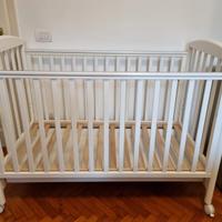 lettino infanzia culla Pali bianco 