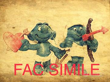 Foto digitali artistiche Puffi vari soggetti