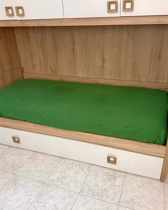 Letto da incasso con materasso memory