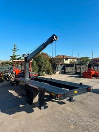 M96 Rimorchio targato con gru per imbarcazione e a