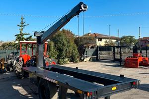 M96 Rimorchio targato con gru per imbarcazione e a