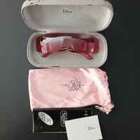 occhiali da sole rosa dior mascherina rosa vintage