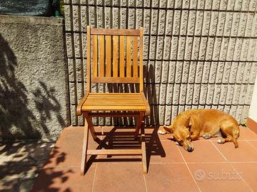6 sedie da giardino