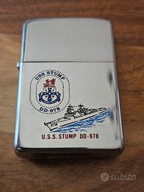 Zippo USS STUMP DD-978 originale del 1989
