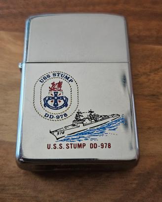 Zippo USS STUMP DD-978 originale del 1989