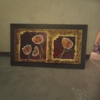 Quadro rappresentante fiori 115x65