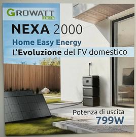 Inverter + batteria per fotovoltaico NEXA2000-IT