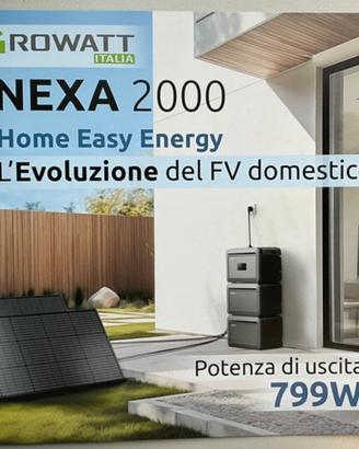 Inverter + batteria per fotovoltaico NEXA2000-IT