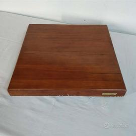 Tagliere Piano Lavoro Cucina Legno Massello 50x50