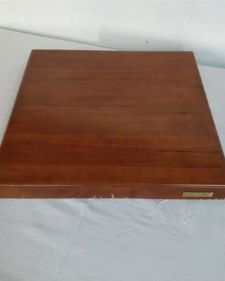Tagliere Piano Lavoro Cucina Legno Massello 50x50