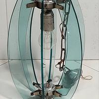 Lampadario Vintage Anni '70  Design a Barile in Cr