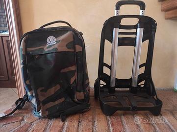 Zaino Scuola Invicta Camouflage con Carrello Troll
